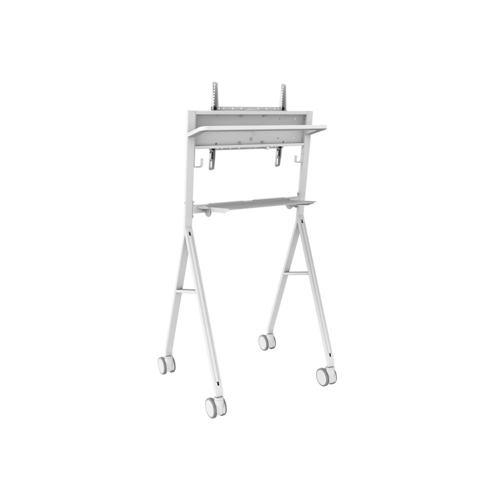 Produktbild för Vision VFM-F10 vagn - för platt panel - offwhite