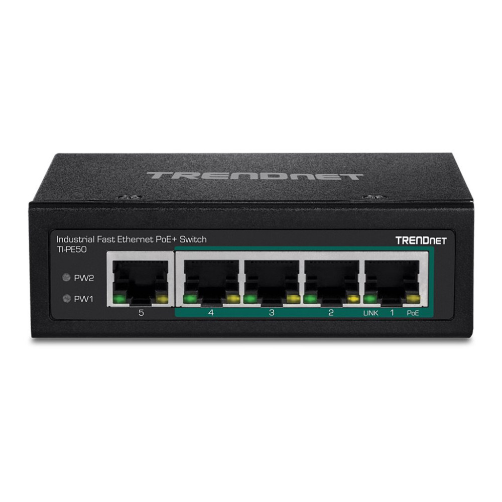 Produktbild för TRENDnet TI-PE50 - switch - 5 portar - ohanterad - TAA-kompatibel
