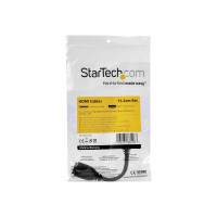 Produktbild för StarTech.com 6in High Speed HDMI Port Saver Cable with 4K 60Hz - Short HDMI 2.0 Male to Female Adapter Cable - Port Extender (HD2MF6INL) - HDMI-förlängningskabel - 15.2 cm