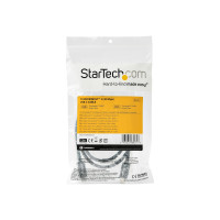 Produktbild för StarTech 2.6ft (80cm) Thunderbolt 3 Cable, 40Gbps, 100W PD, 4K/5K Video, Thunderbolt-Certified, Compatible w/ TB4/USB 3.2/DisplayPort - Thunderbolt-kabel - USB-C till USB-C - 80 cm