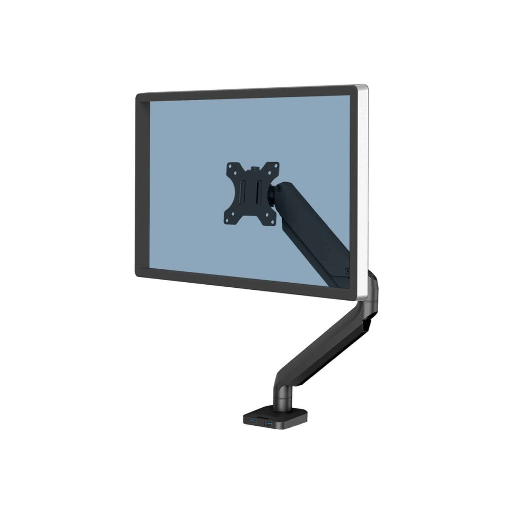 Produktbild för Fellowes Platinum Monitor Arm monteringssats - justerbar arm - för Bildskärm - svart