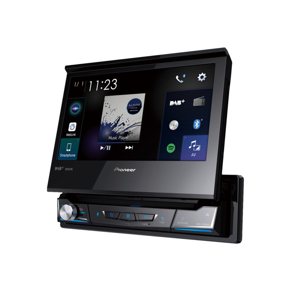 Produktbild för Pioneer AVH-Z7200DAB - DVD-mottagare - display 7" - inbyggd enhet - Enkel-DIN