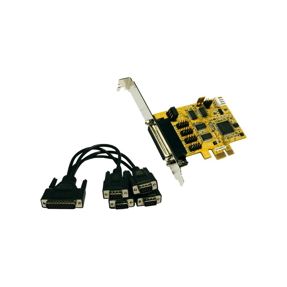 Produktbild för Exsys EX-44044-2 - seriell adapter - PCIe x16 - RS-232/V.24 x 4