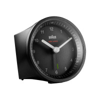 Produktbild för Braun BC07 - väckarklocka - rund - kvarts - skrivbord - svart