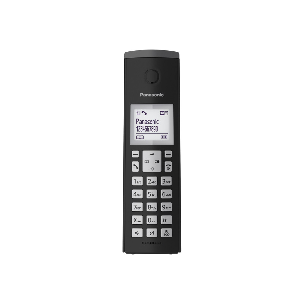 Produktbild för Panasonic KX-TGK220 - trådlös telefon - svarssysten med nummerpresentation - 3-riktad samtalsförmåg