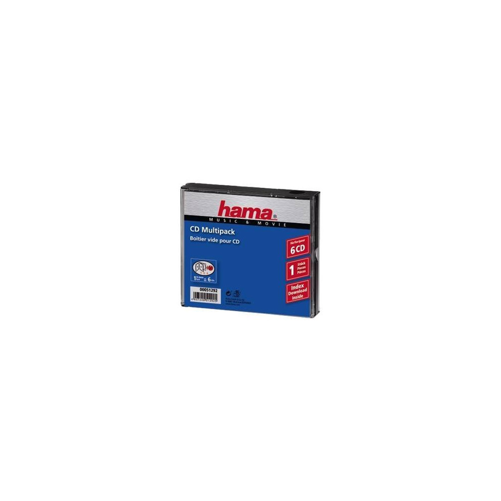 Produktbild för Hama CD Multipack - fodral för arkiverings-CD