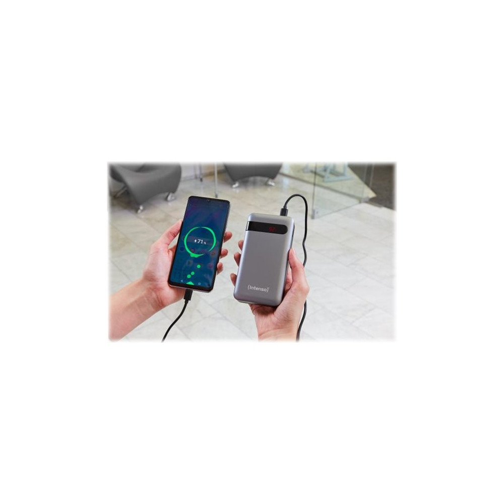 Produktbild för Intenso Powerbank PD10000 strömförsörjningsbank - Li-pol - 24 pin USB-C