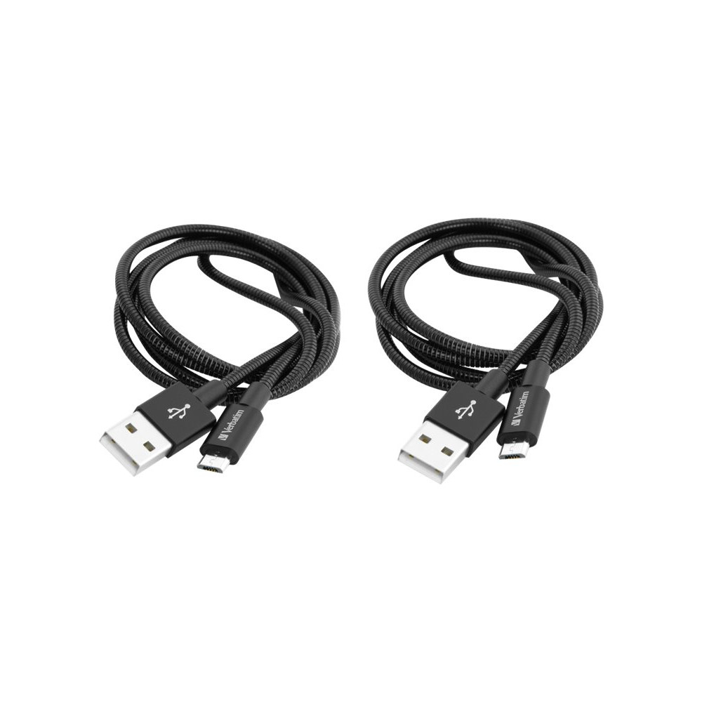 Produktbild för Verbatim Sync and Charge - USB-kabel - USB till mikro-USB typ B - 1 m