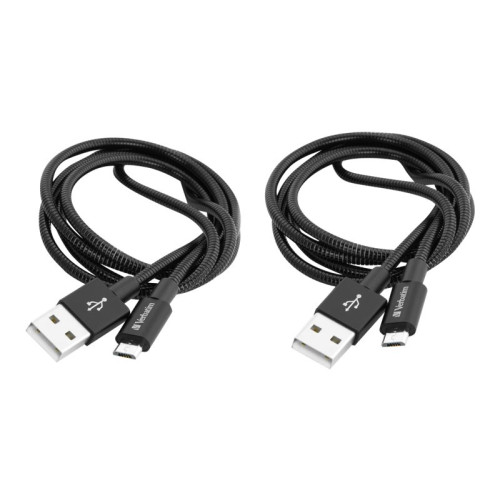 VERBATIM Verbatim Sync and Charge - USB-kabel - USB till mikro-USB typ B - 1 m