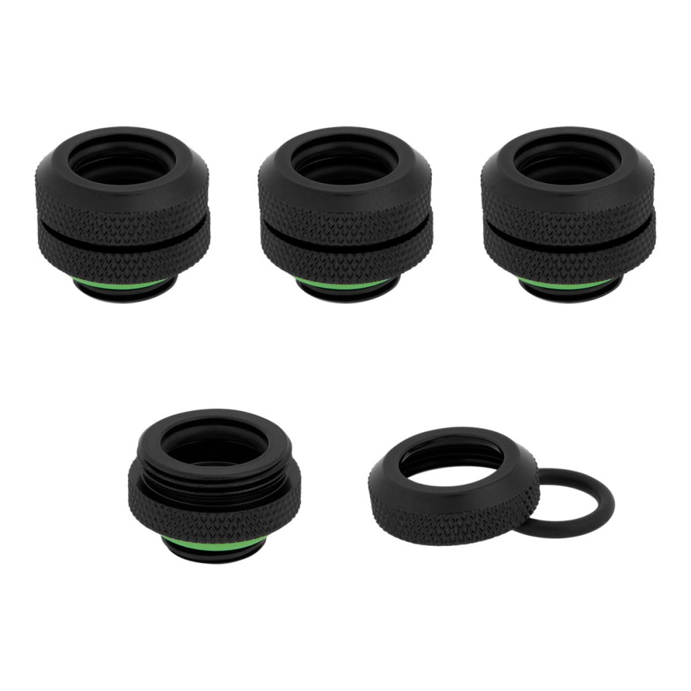 Produktbild för CORSAIR Hydro X Series XF Hardline 12mm OD Fitting - inpassning till vätskekylsystem