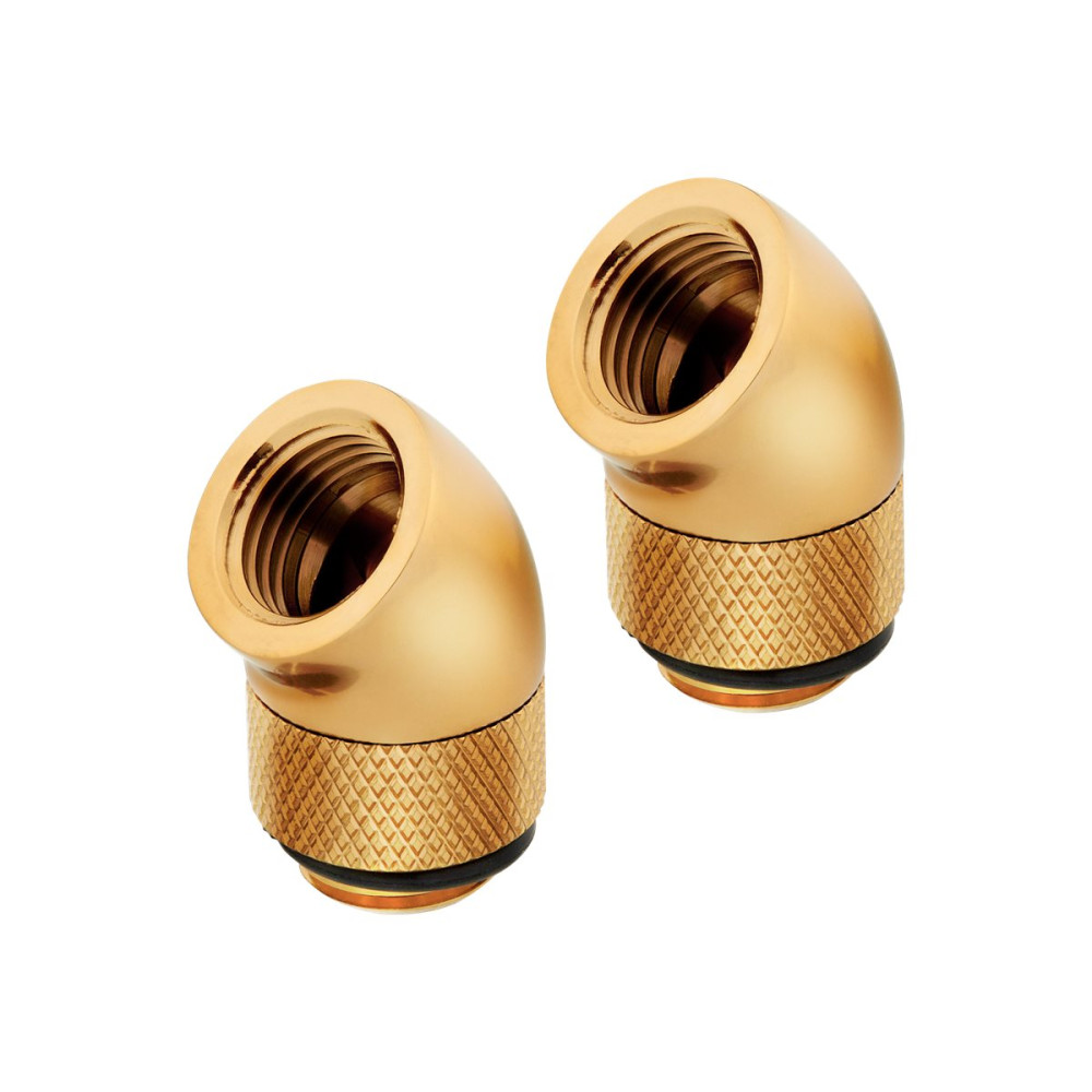 Produktbild för CORSAIR Hydro X Series 45° Rotary Adapter - inpassning till vätskekylsystem