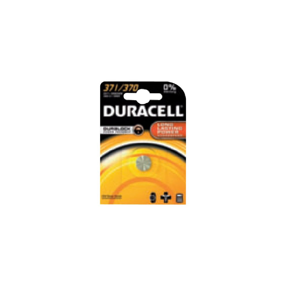 Produktbild för Duracell Watch 371/370 batteri x SR69 - silveroxid