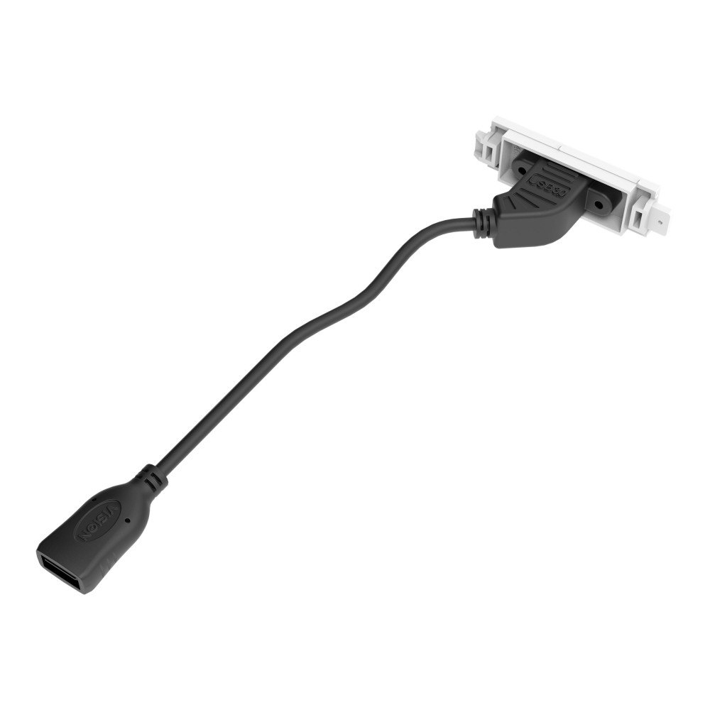 Produktbild för VISION TechConnect 3 USB-b module - modulkontaktplatta med insnäppsfästen