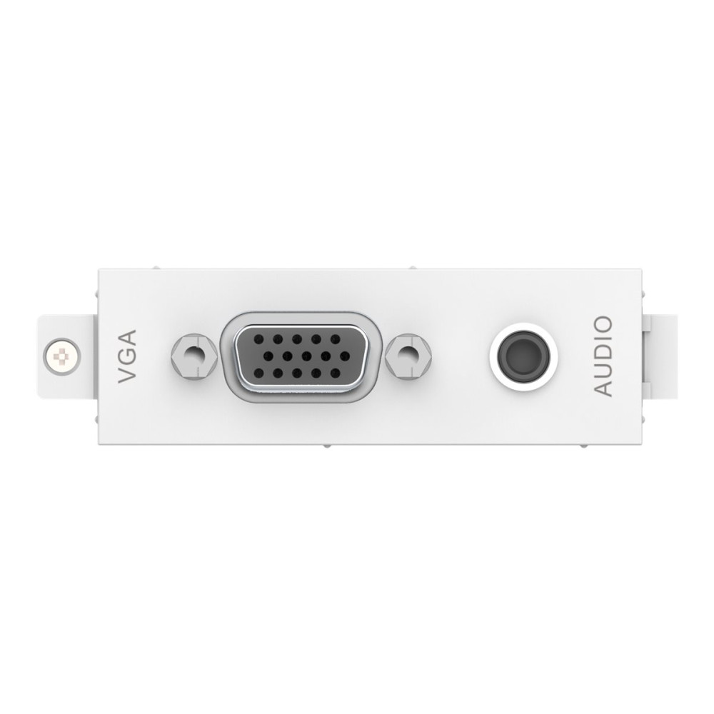 Produktbild för VISION TechConnect 3 VGA+3.5mm module - modulkontaktplatta med insnäppsfästen