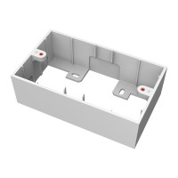 Produktbild för VISION TechConnect 3 2-Gang UK Backbox - bakstycke