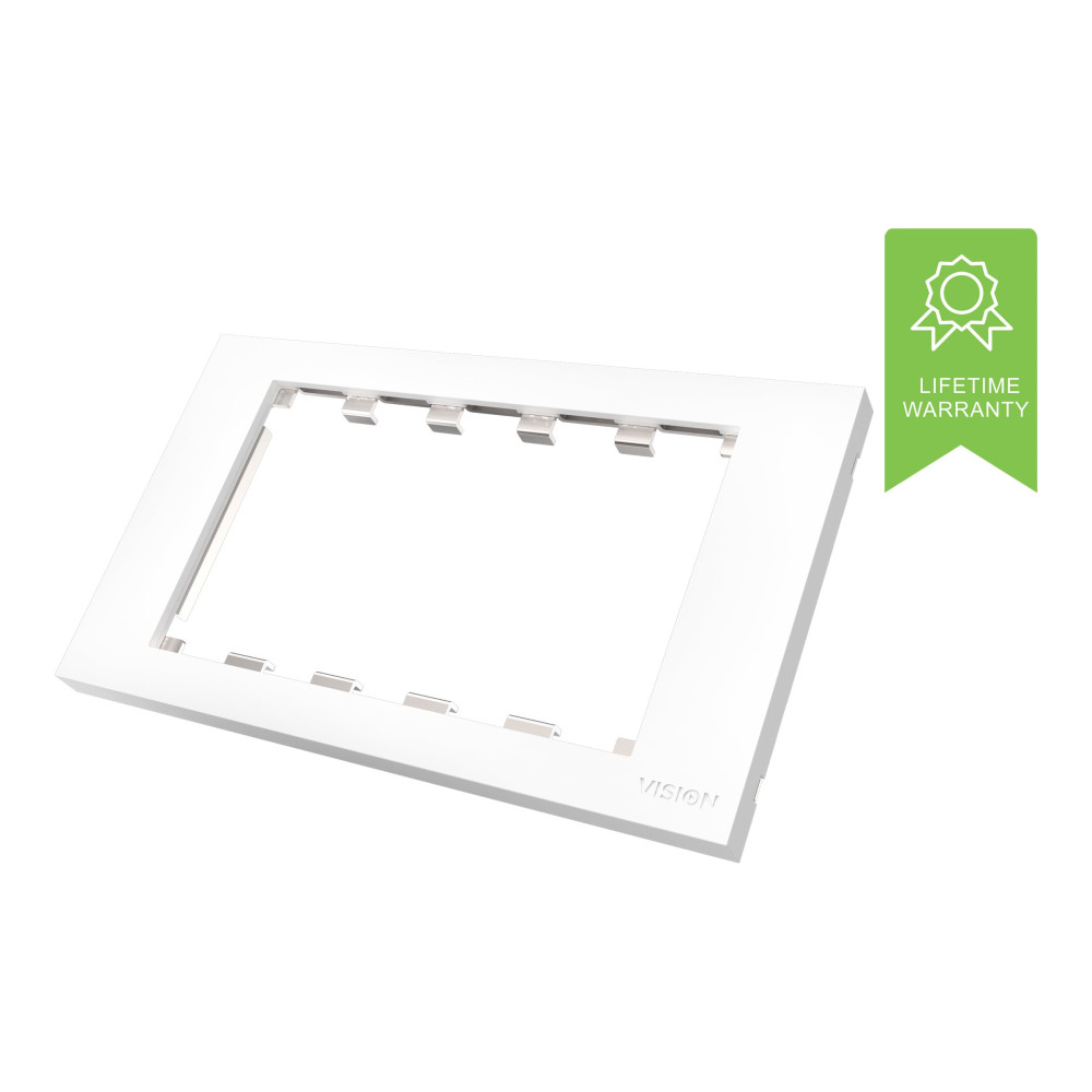 Produktbild för VISION TechConnect 3 2-Gang UK Surround - planskiva