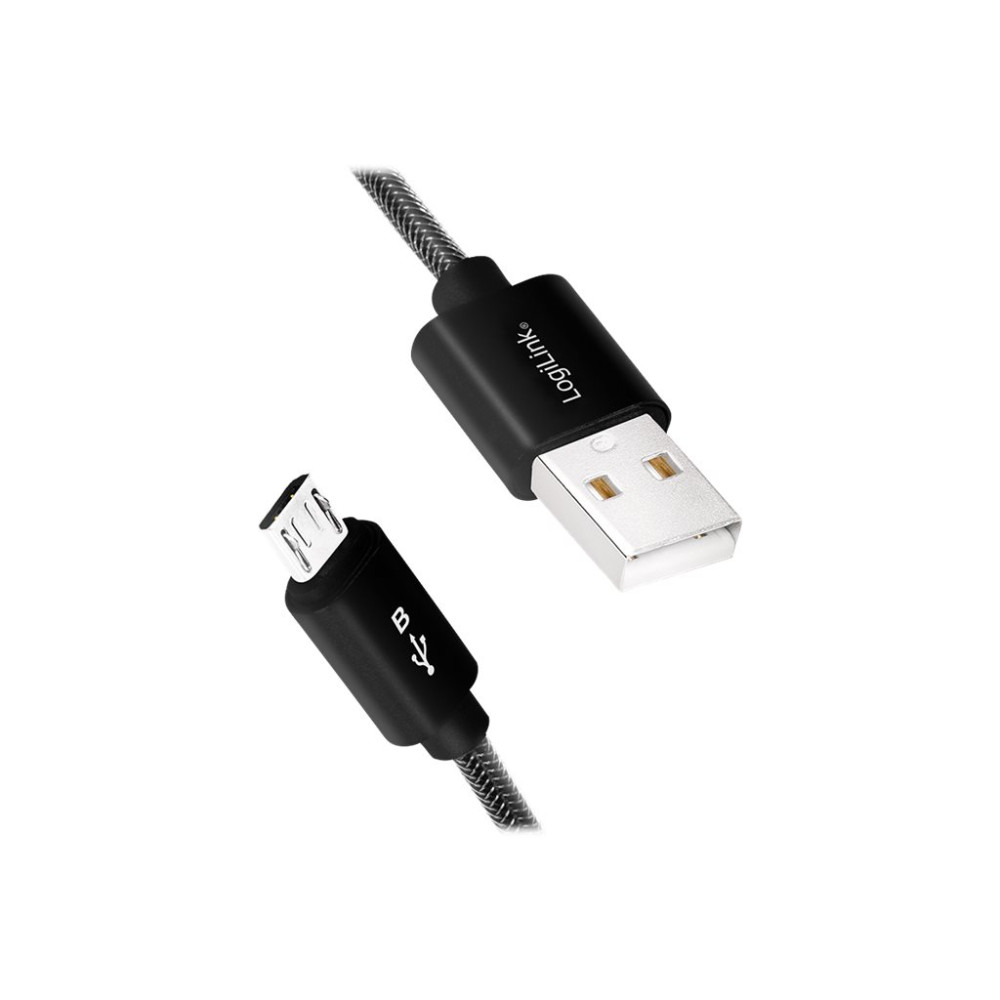 Produktbild för LogiLink - USB-kabel - USB till Micro-USB Type B - 1 m