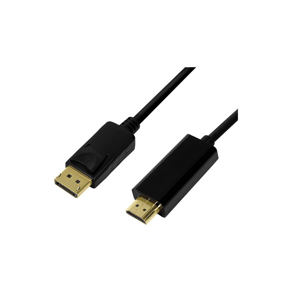 Produktbild för LogiLink adapterkabel - DisplayPort / HDMI - 5 m