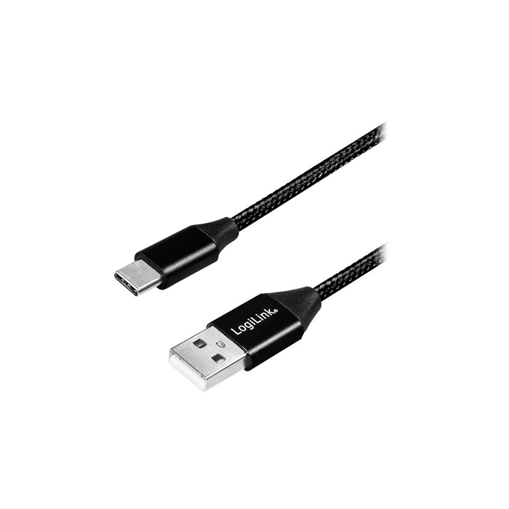 Produktbild för LogiLink - USB-kabel - USB-C till USB - 1 m