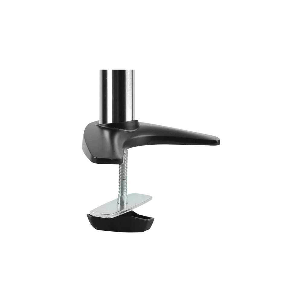 Produktbild för LogiLink Dual monitor desk mount monteringssats - justerbar arm - för 2 monitorer - grå-metallic