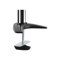 Produktbild för LogiLink Dual monitor desk mount monteringssats - justerbar arm - för 2 monitorer - grå-metallic