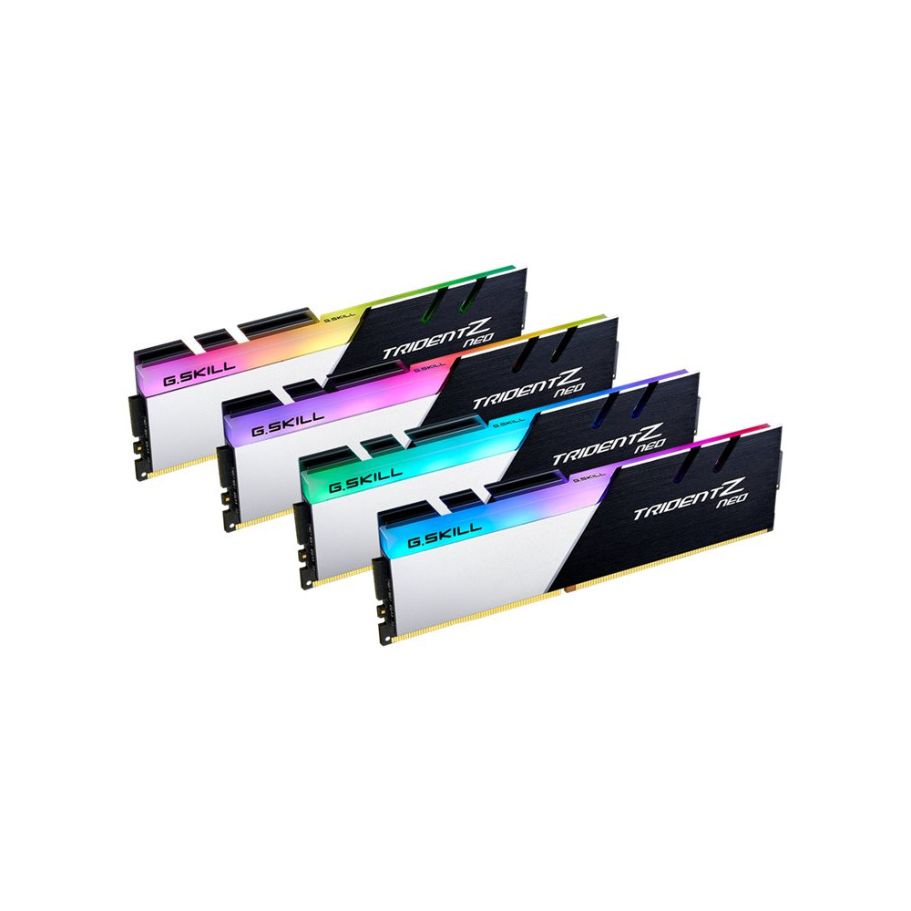 Produktbild för G.Skill TridentZ Neo Series - DDR4 - sats - 32 GB: 4 x 8 GB - DIMM 288-pin - 3600 MHz / PC4-28800 - ej buffrad