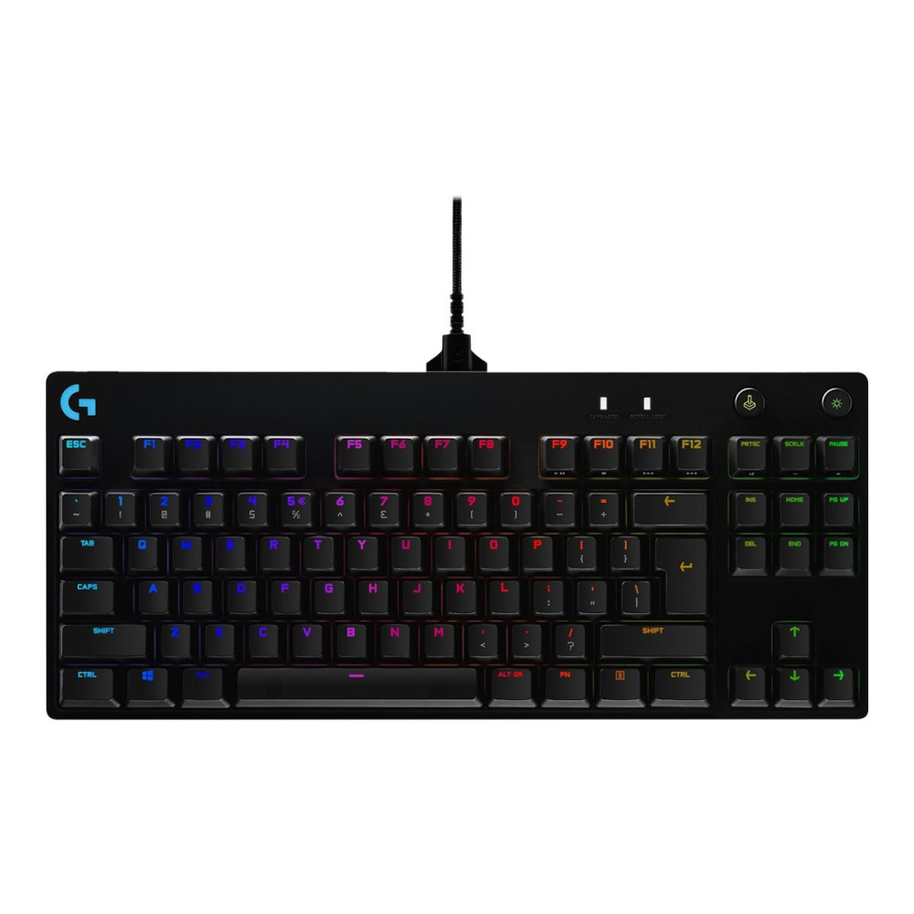 Produktbild för Logitech G Pro Mechanical Gaming Keyboard - tangentbord - USA, internationellt - svart Inmatningsenhet