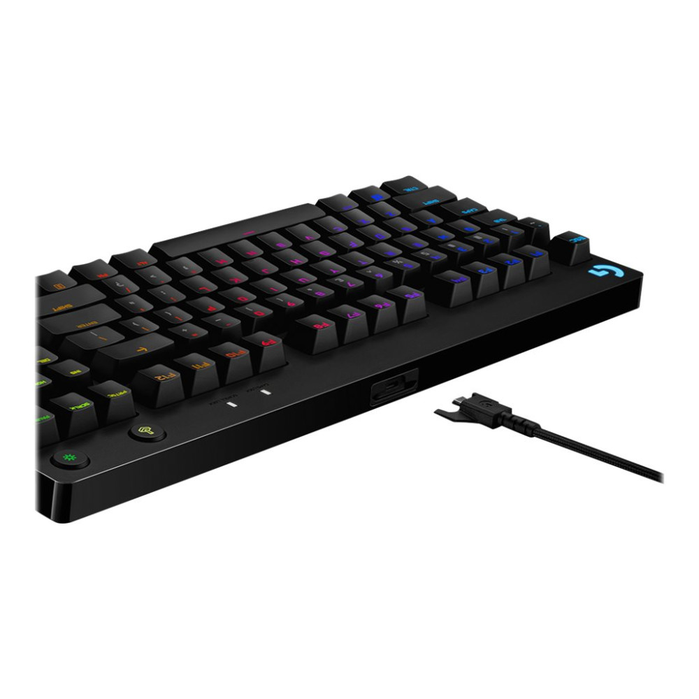 Produktbild för Logitech G Pro Mechanical Gaming Keyboard - tangentbord - USA, internationellt - svart Inmatningsenhet