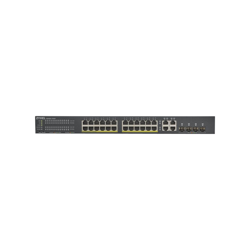 Produktbild för Zyxel GS1920-24HPv2 - switch - 24 portar - smart - rackmonterbar