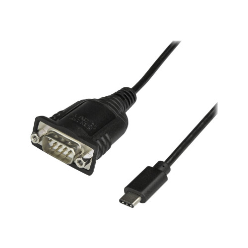 StarTech.com StarTech USB C to Serial Adapter Cable with COM Port Retention, 16" (40cm) USB Type C to RS232 (DB9) Serial COM Port Converter Cable, For PLCs, Scanners, Printers, Windows/macOS/Linux - Up to 921.6 Kbps Baud (ICUSB232PROC) - USB / seriell kabel - DB-9 til