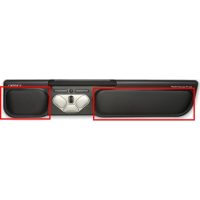 Produktbild för Contour Long/Short Wrist Rest - handledsstöd för tangentbord/mus Reservkudde