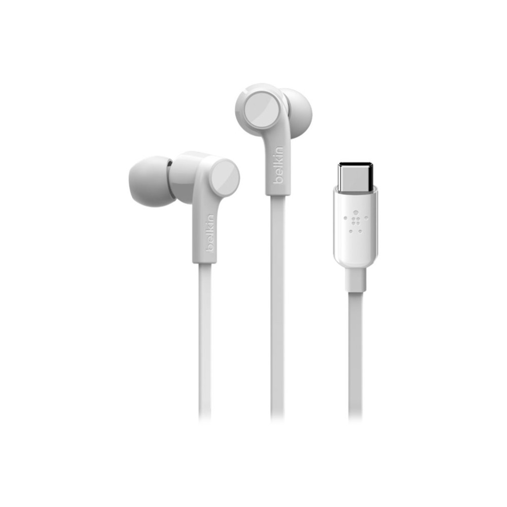 Produktbild för Belkin ROCKSTAR - hörlurar med mikrofon - USB-C