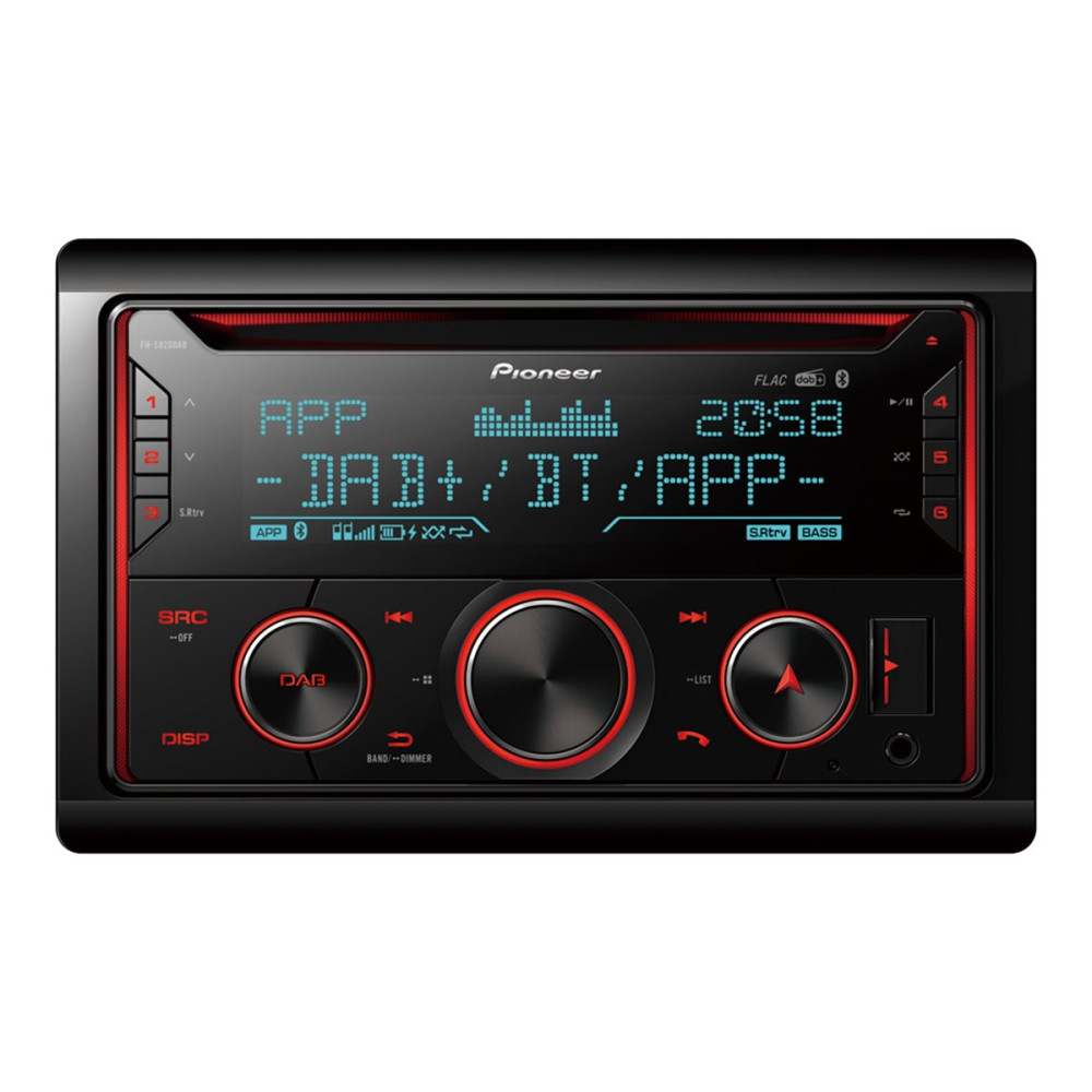 Produktbild för Pioneer FH-S820DAB - Bil - CD-mottagare - inbyggd enhet - Dubbel-DIN
