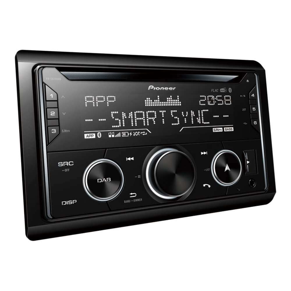 Produktbild för Pioneer FH-S820DAB - Bil - CD-mottagare - inbyggd enhet - Dubbel-DIN