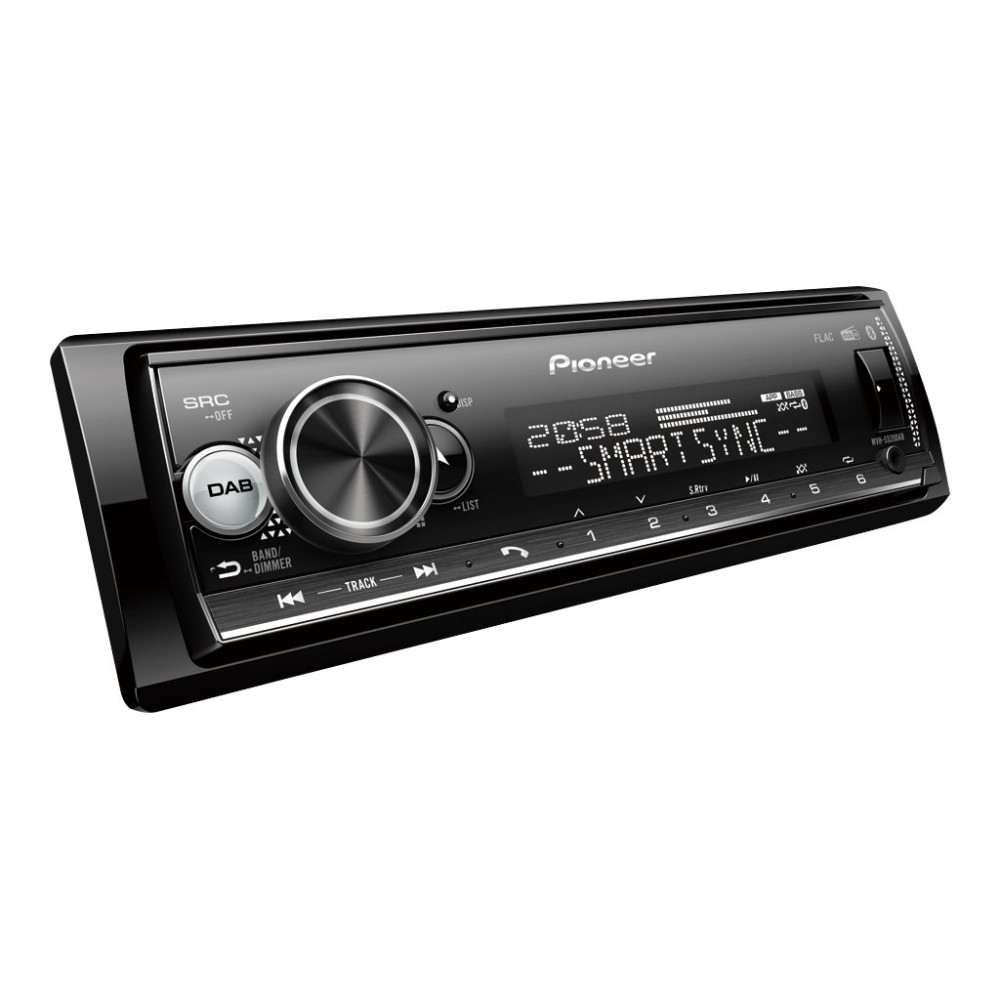 Produktbild för Pioneer MVH-S520DAB - Bil - digital mottagare - inbyggd enhet - Enkel-DIN