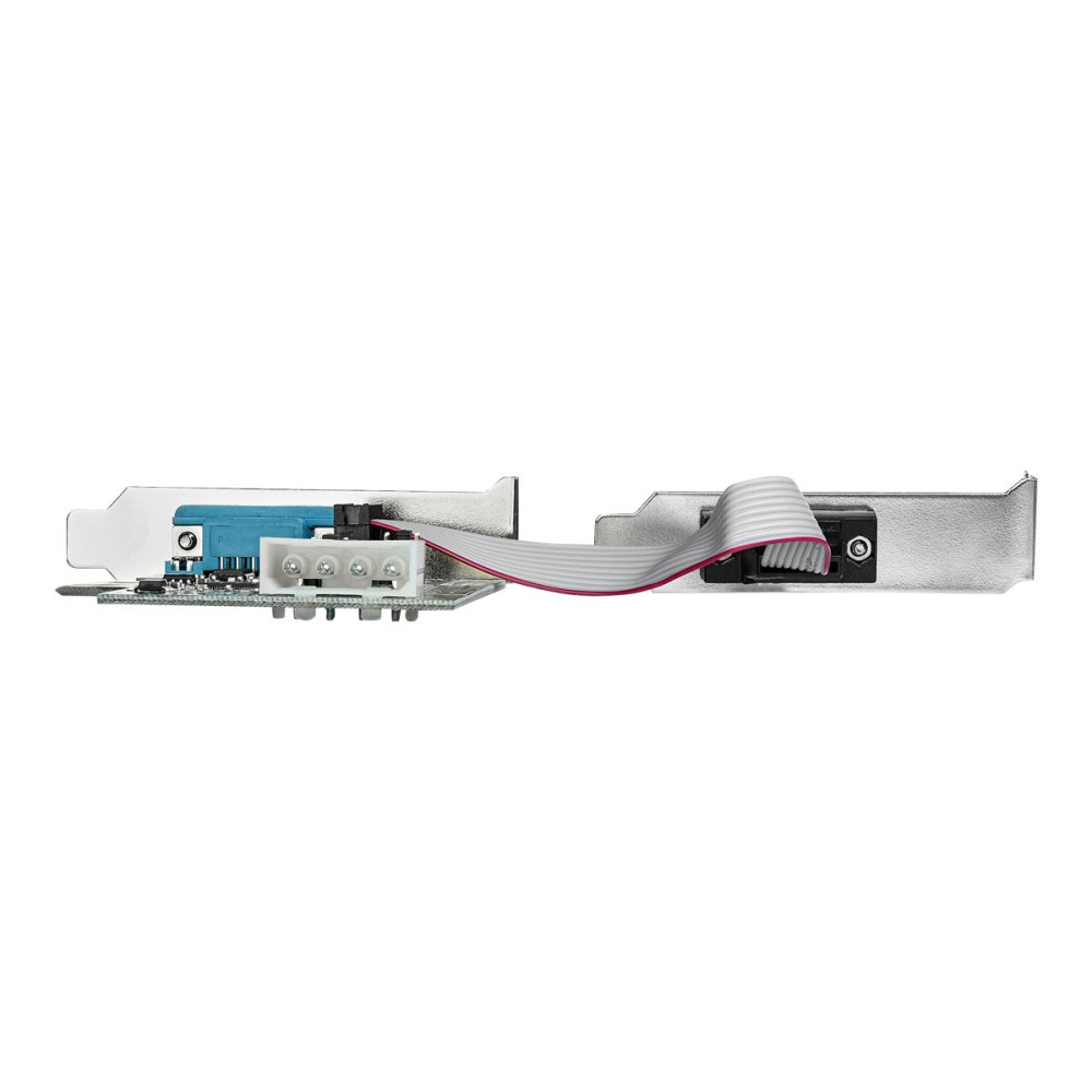Produktbild för Startech 2-portars PCI Express RS232-seriellt adapterkort - PCIe RS232-seriellt värdstyrenhetskort - PCIe till seriell DB9 - 16950 UART - Expansionskort med låg profil - Windows & Linux - seriell adapter - PCI Express x1 - RS-232 x 2