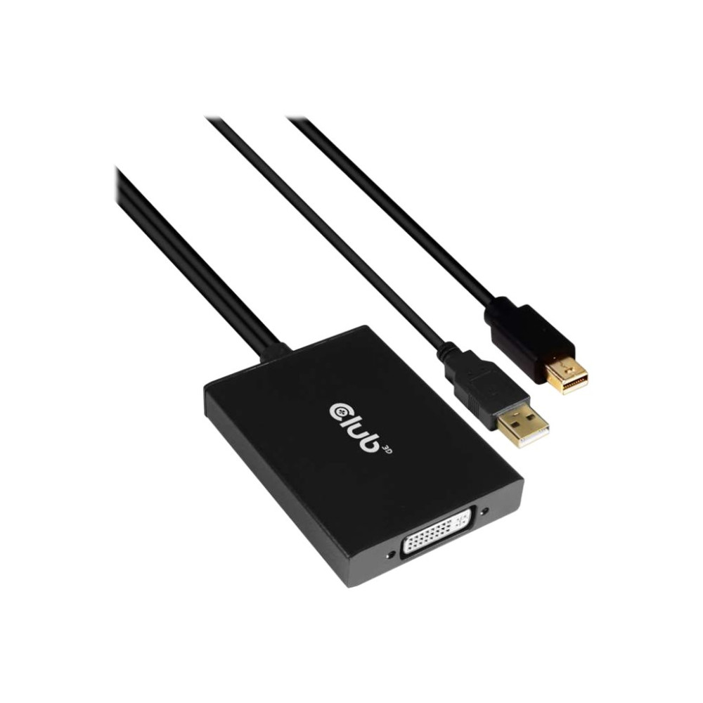 Produktbild för Club 3D - DisplayPort-/ DVI-adapter - 60 cm