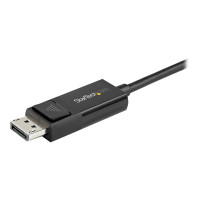 Produktbild för StarTech USB C till DisplayPort 1.2-kabel på 2 m för 4K vid 60 Hz ‒ dubbelriktad vändbar videokabeladapter för DP till USB-C eller USB-C till DP ‒ HBR2/HDR ‒ USB Type C/TB3-skärmkabel - DisplayPort-kabel - USB-C till DisplayPort - 2 m