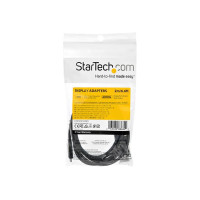 Produktbild för StarTech USB C till DisplayPort 1.2-kabel på 2 m för 4K vid 60 Hz ‒ dubbelriktad vändbar videokabeladapter för DP till USB-C eller USB-C till DP ‒ HBR2/HDR ‒ USB Type C/TB3-skärmkabel - DisplayPort-kabel - USB-C till DisplayPort - 2 m
