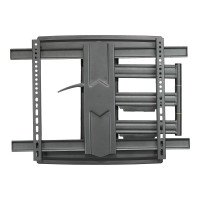 Produktbild för Startech TV-väggfäste för upp till 80" (45 kg) skärmar med VESA-fästen - TV-väggfäste för universalbruk med låg profil - Kraftig och justerbar ledad arm som kan lutas/vridas fäste - justerbar arm med full rörlighet - för TV