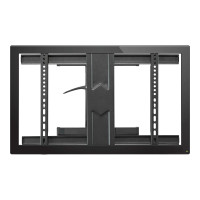 Produktbild för Startech TV-väggfäste för upp till 80" (45 kg) skärmar med VESA-fästen - TV-väggfäste för universalbruk med låg profil - Kraftig och justerbar ledad arm som kan lutas/vridas fäste - justerbar arm med full rörlighet - för TV