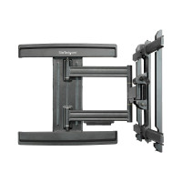 Produktbild för Startech TV-väggfäste för upp till 80" (45 kg) skärmar med VESA-fästen - TV-väggfäste för universalbruk med låg profil - Kraftig och justerbar ledad arm som kan lutas/vridas fäste - justerbar arm med full rörlighet - för TV