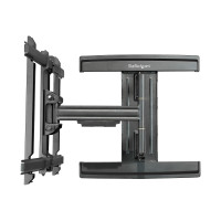 Produktbild för Startech TV-väggfäste för upp till 80" (45 kg) skärmar med VESA-fästen - TV-väggfäste för universalbruk med låg profil - Kraftig och justerbar ledad arm som kan lutas/vridas fäste - justerbar arm med full rörlighet - för TV