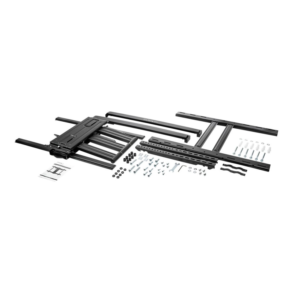 Produktbild för Startech TV-väggfäste för upp till 80" (45 kg) skärmar med VESA-fästen - TV-väggfäste för universalbruk med låg profil - Kraftig och justerbar ledad arm som kan lutas/vridas fäste - justerbar arm med full rörlighet - för TV