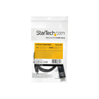 Produktbild för StarTech USB C till DisplayPort 1.2-kabel på 1 m för 4K vid 60 Hz ‒ dubbelriktad vändbar videokabeladapter för DP till USB-C eller USB-C till DP ‒ HBR2/HDR ‒ USB Type C/TB3-skärmkabel - DisplayPort-kabel - USB-C till DisplayPort - 1 m