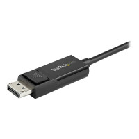 Produktbild för StarTech USB C till DisplayPort 1.2-kabel på 1 m för 4K vid 60 Hz ‒ dubbelriktad vändbar videokabeladapter för DP till USB-C eller USB-C till DP ‒ HBR2/HDR ‒ USB Type C/TB3-skärmkabel - DisplayPort-kabel - USB-C till DisplayPort - 1 m