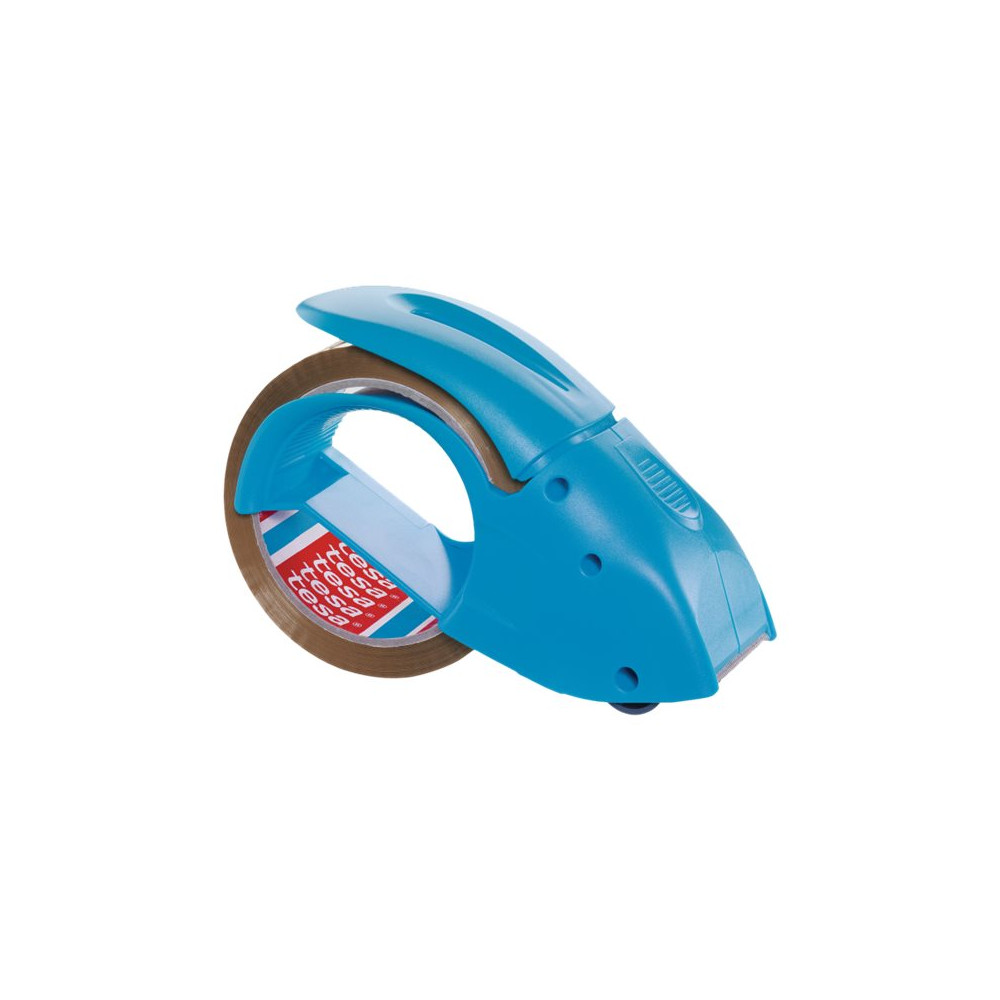 Produktbild för Tesapack Pack' n' Go - dispenser med förpackningstejp - 48 mm x 50 m - blå dispenser