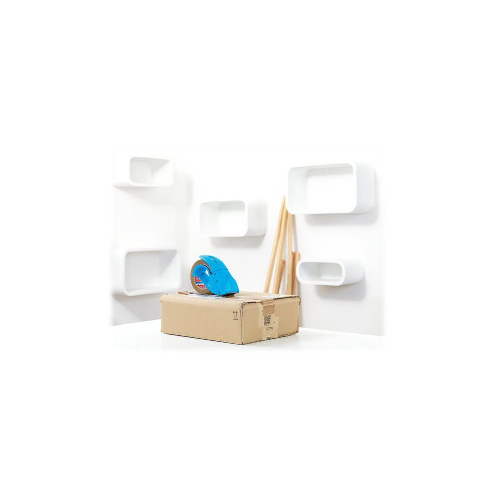 Produktbild för Tesapack Pack' n' Go - dispenser med förpackningstejp - 48 mm x 50 m - blå dispenser
