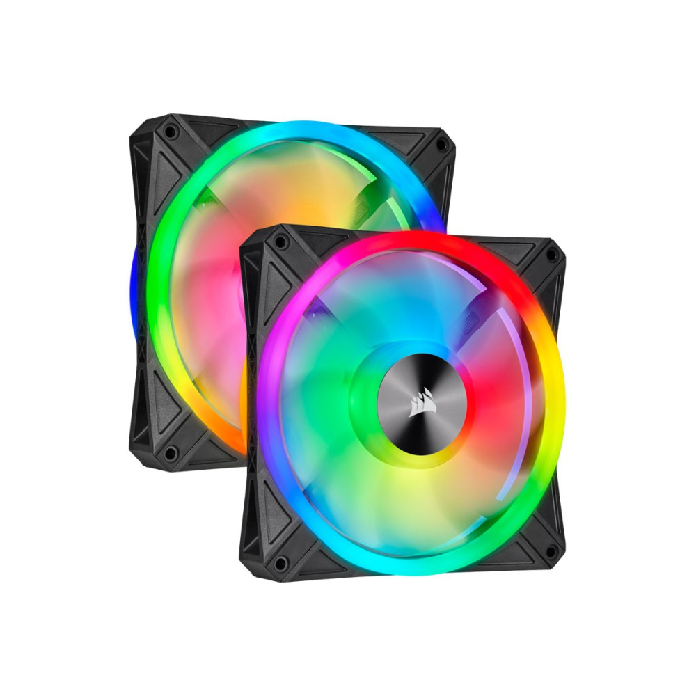 Produktbild för CORSAIR iCUE QL140 RGB - fläktsats för systemskåp