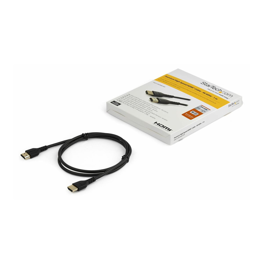 Produktbild för StarTech.com HDMI-kabel med Ethernet - 1 m